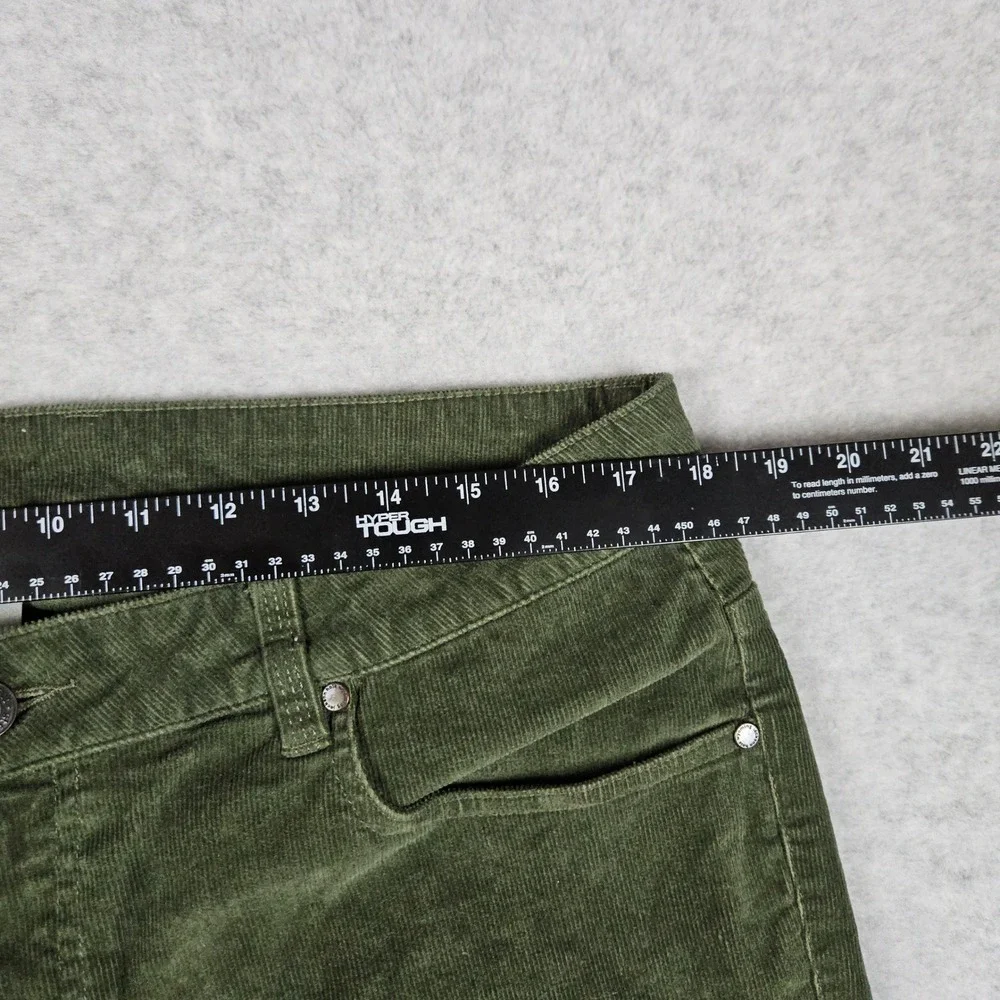 Stio (Men's 36S) Green Corduroy Rivet Pants Outdoor Hiking Casual Organic Cotton